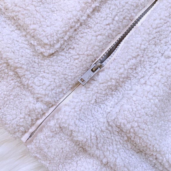 UGG Jackeline Teddy Bear Cream Jacket - Picture 5 of 10